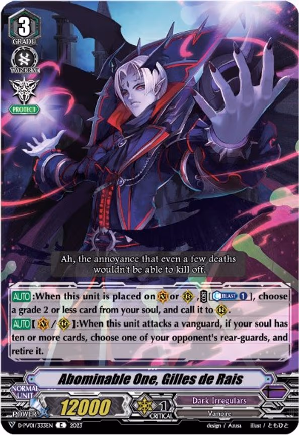 Abominable One, Gilles de Rais