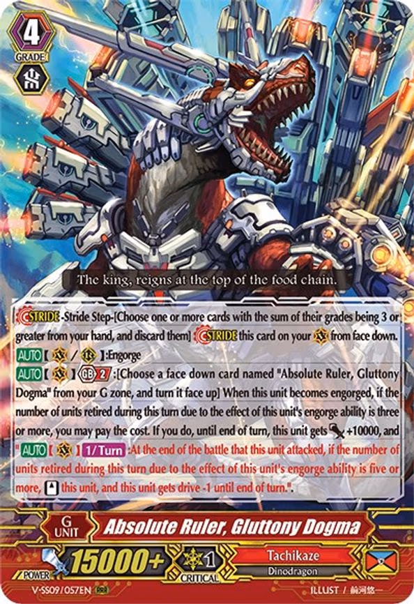 Absolute Ruler, Gluttony Dogma