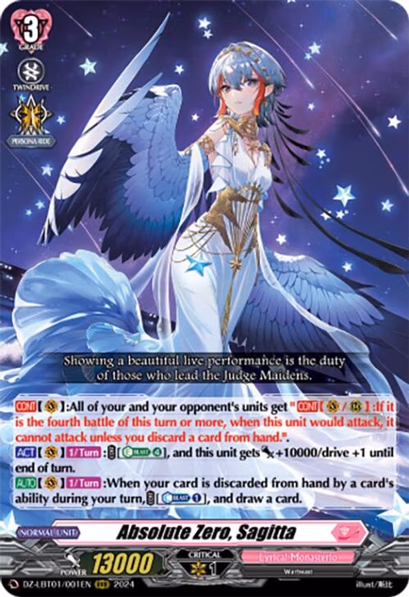Absolute Zero, Sagitta