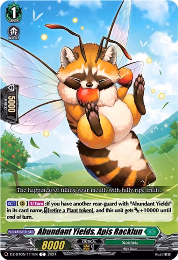 Abundant Yields, Apis Racklun