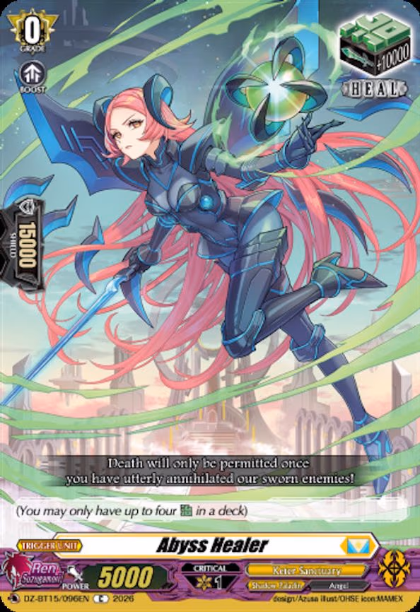 Abyss Healer - C (DZ-BT15/096EN)