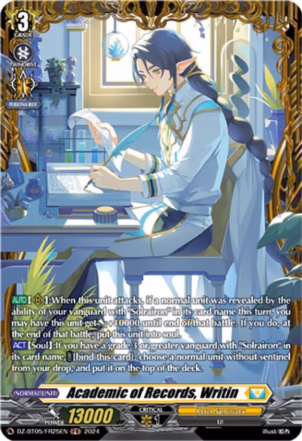 Academic of Records, Writin