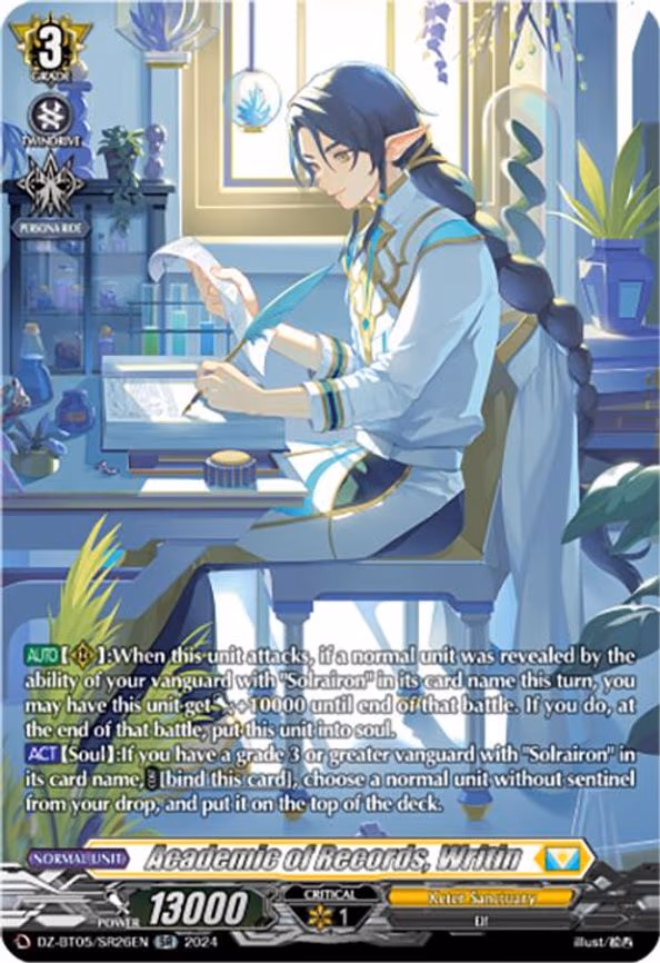 Academic of Records, Writin