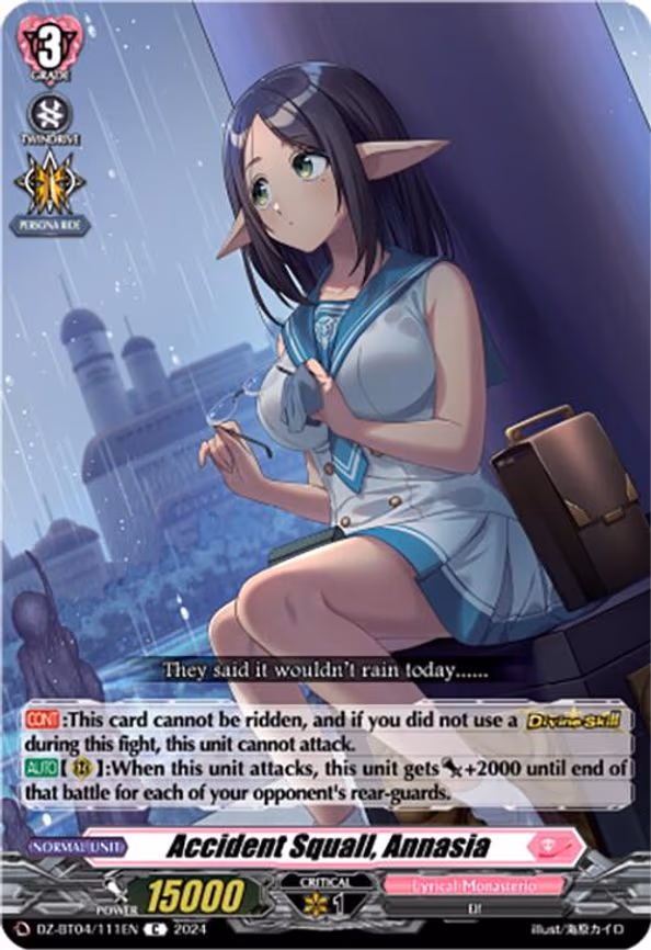 Accident Squall, Annasia