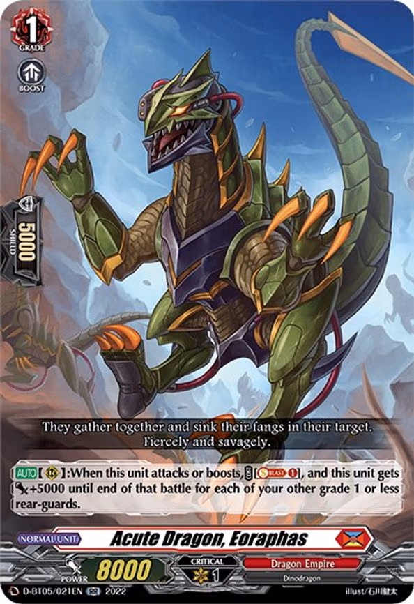 Acute Dragon, Eoraphas