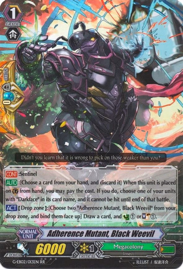 Adherence Mutant, Black Weevil