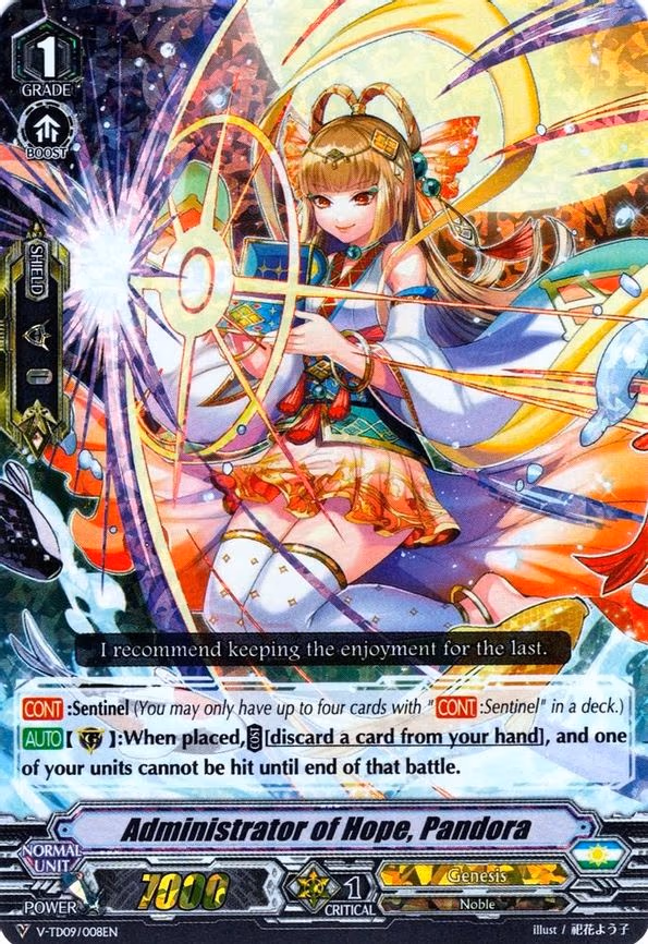 Administrator of Hope, Pandora