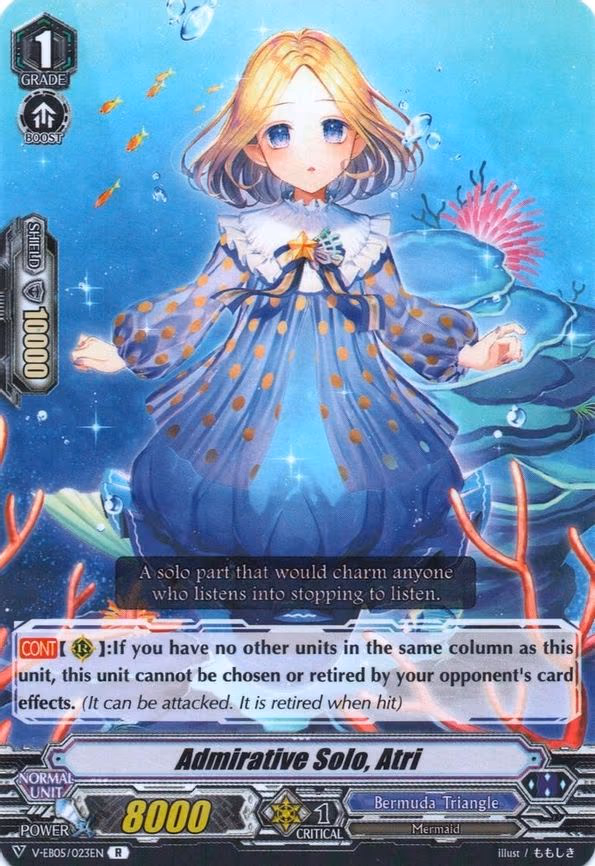 Admirative Solo, Atri