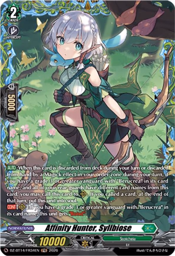 Affinity Hunter, Syllbiose