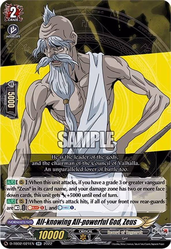 All-knowing All-powerful God, Zeus
