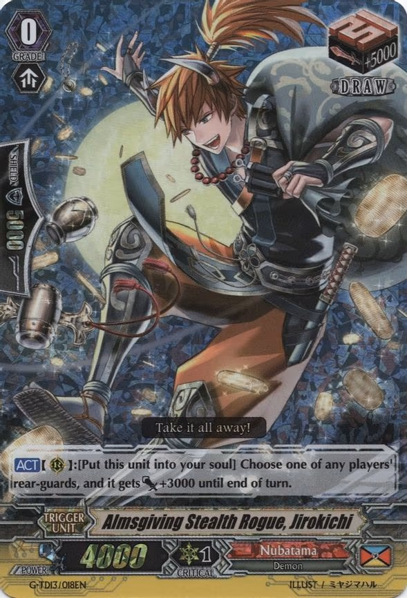 Almsgiving Stealth Rogue, Jirokichi