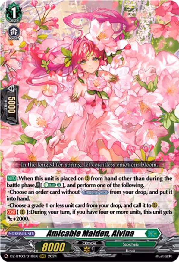 Amicable Maiden, Alvina