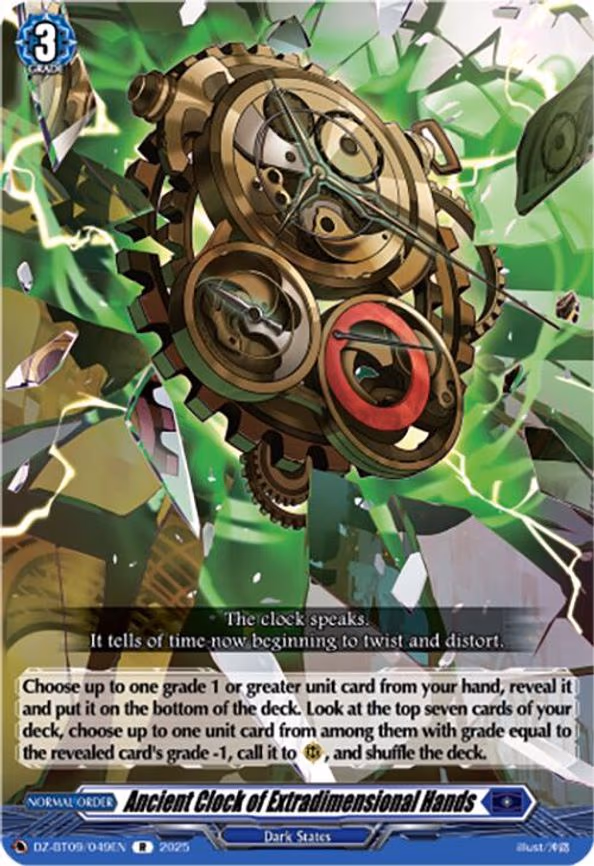 Ancient Clock of Extradimensional Hands