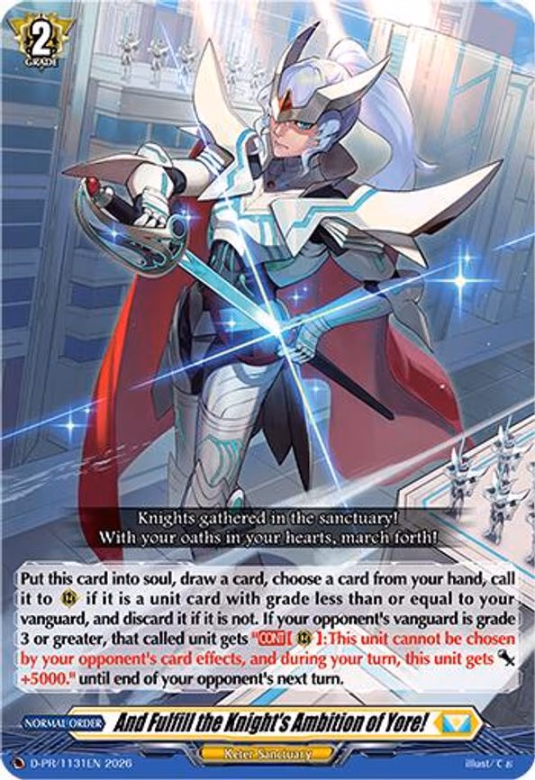 And Fulfill the Knight's Ambition of Yore! - PR (D-PR/1131EN)