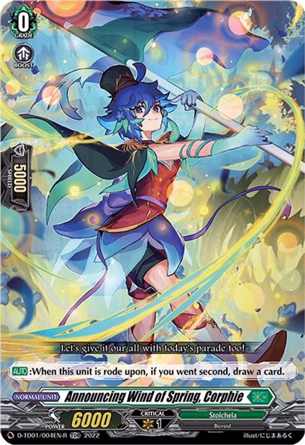Announcing Wind of Spring, Corphie