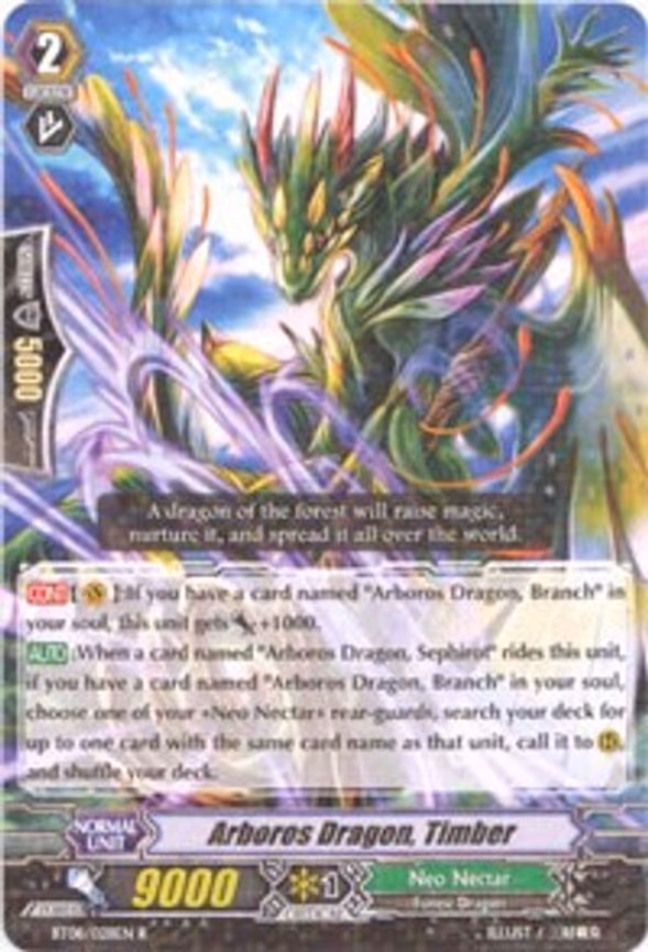 Arboros Dragon, Timber