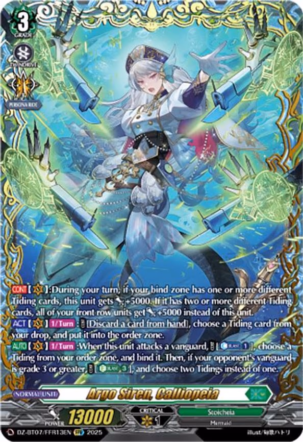 Argo Siren, Calliopeia