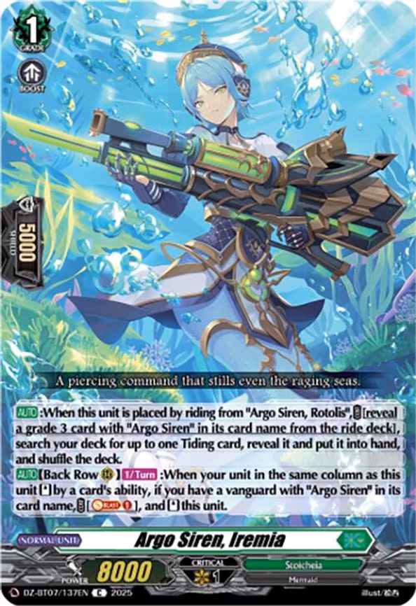Argo Siren, Iremia