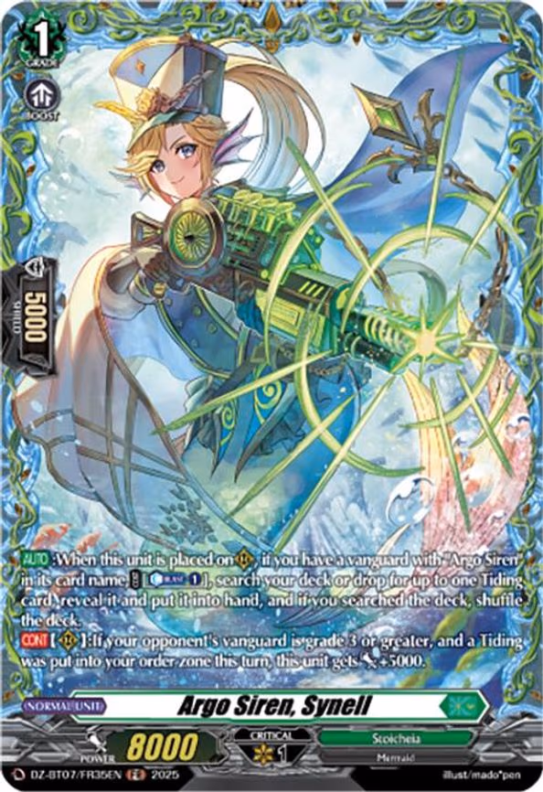 Argo Siren, Synell