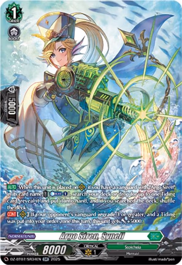 Argo Siren, Synell