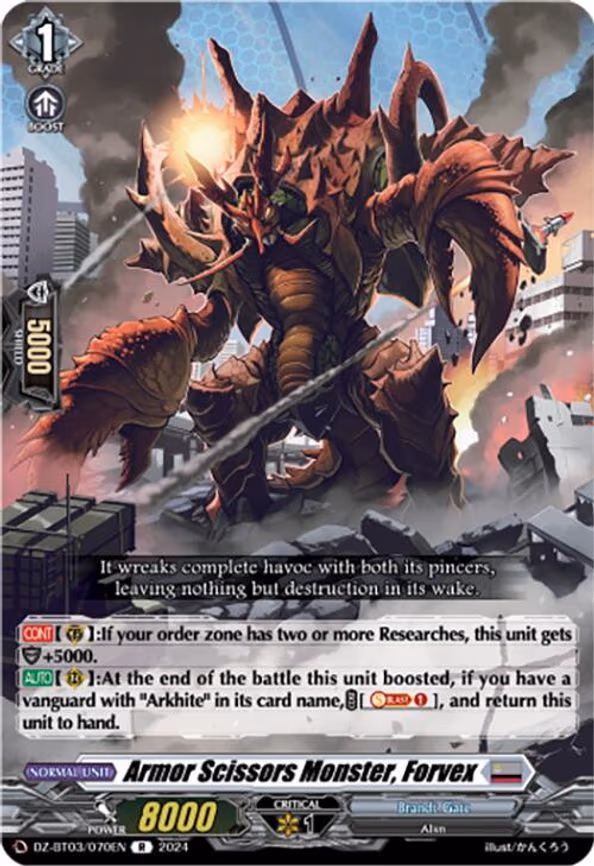 Armor Scissors Monster, Forvex