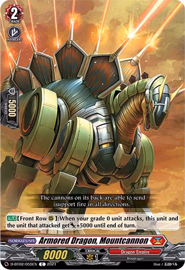 Armored Dragon, Mountcannon
