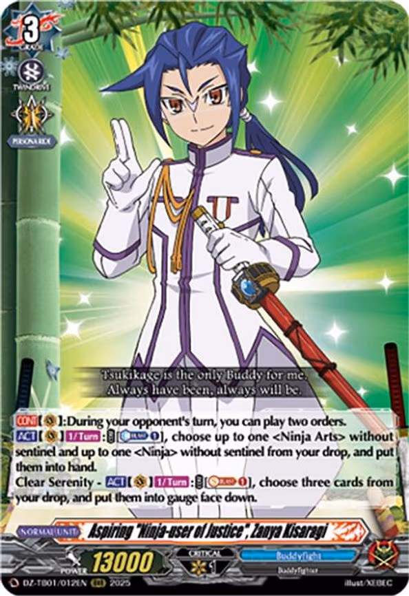 Aspiring "Ninja-user of Justice", Zanya Kisaragi