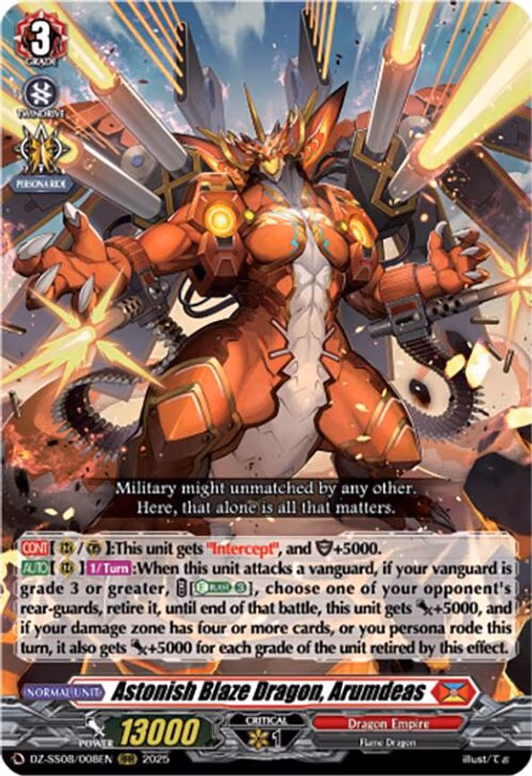 Astonish Blaze Dragon, Arumdeas