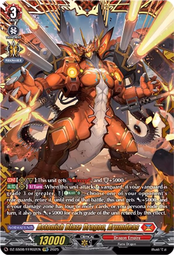 Astonish Blaze Dragon, Arumdeas