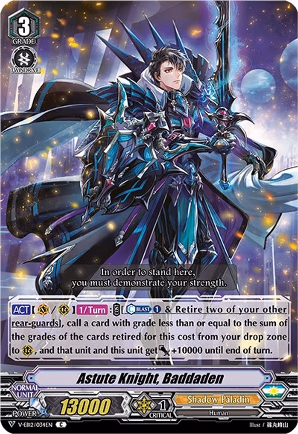 Astute Knight, Baddaden