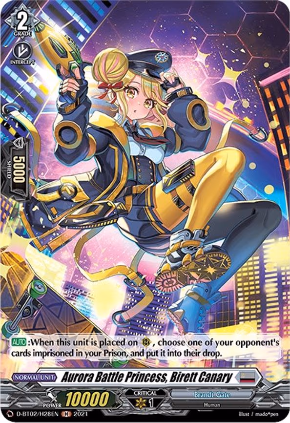 Aurora Battle Princess, Birett Canary (Holo)