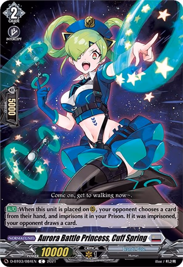 Aurora Battle Princess, Cuff Spring