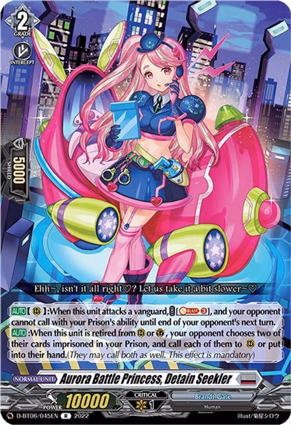 Aurora Battle Princess, Detain Seekler