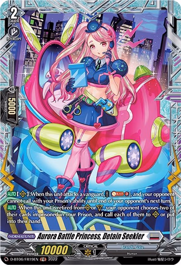 Aurora Battle Princess, Detain Seekler