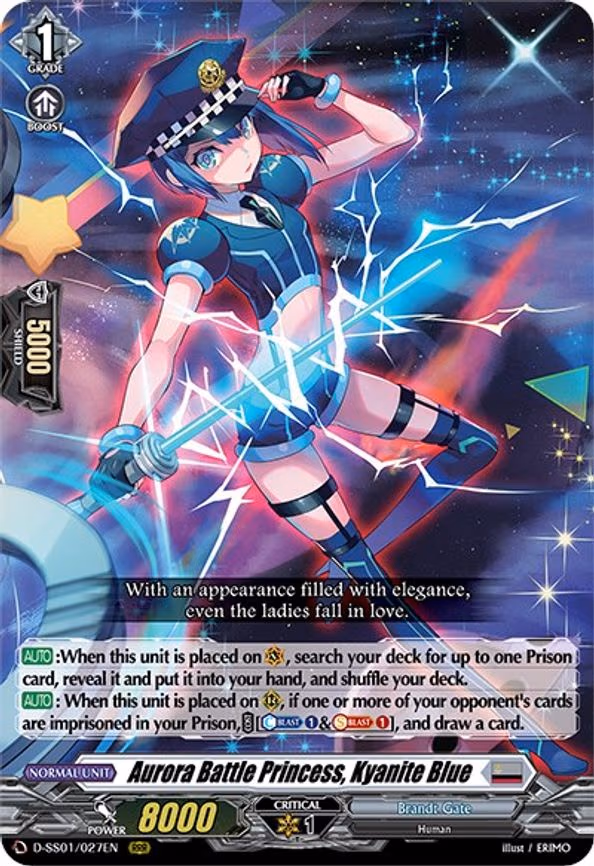 Aurora Battle Princess, Kyanite Blue