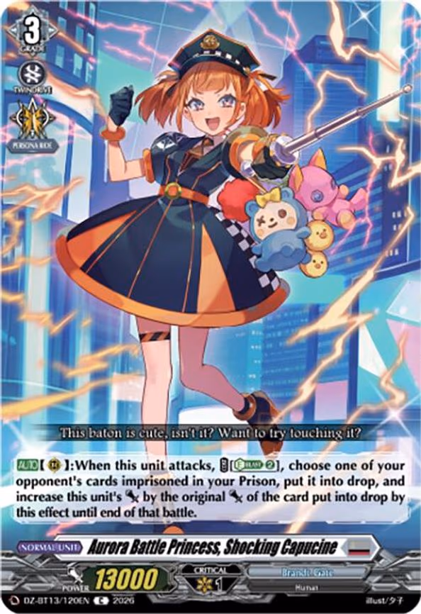 Aurora Battle Princess, Shocking Capucine