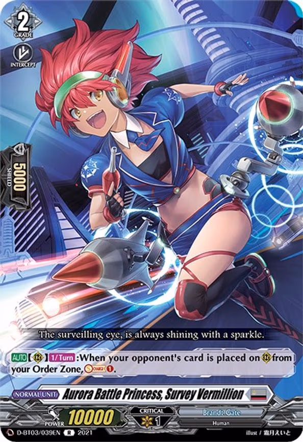 Aurora Battle Princess, Survey Vermillion