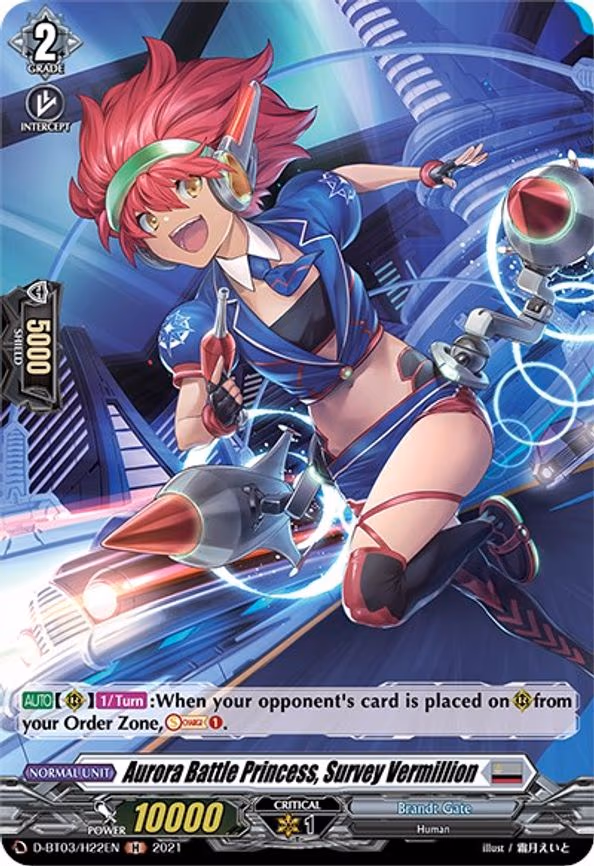 Aurora Battle Princess, Survey Vermillion (Holo)