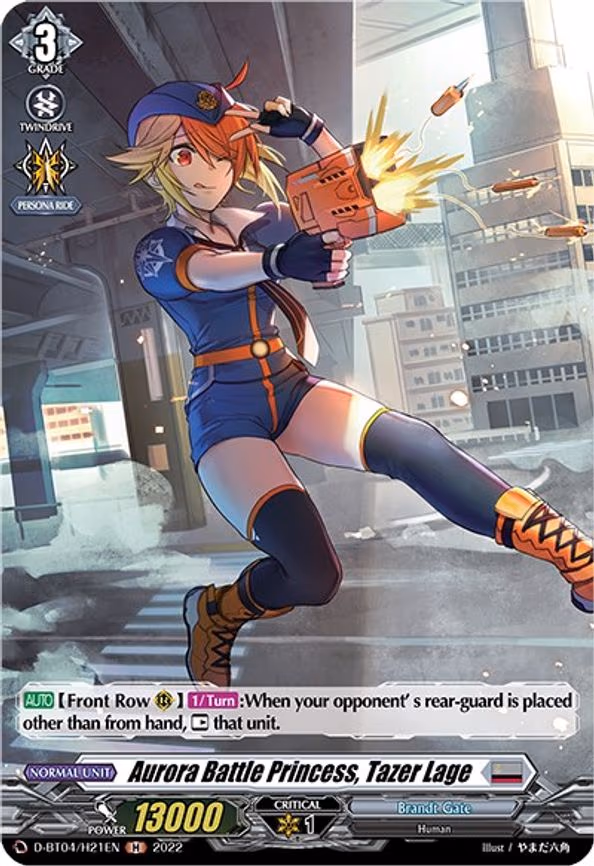 Aurora Battle Princess, Tazer Lage (Holo)
