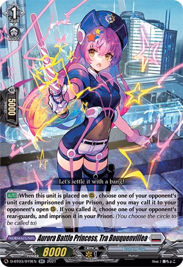 Aurora Battle Princess, Tra Bouquenvillea