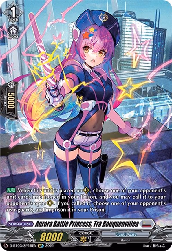 Aurora Battle Princess, Tra Bouquenvillea
