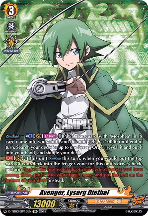 Avenger, Lyserg Diethel