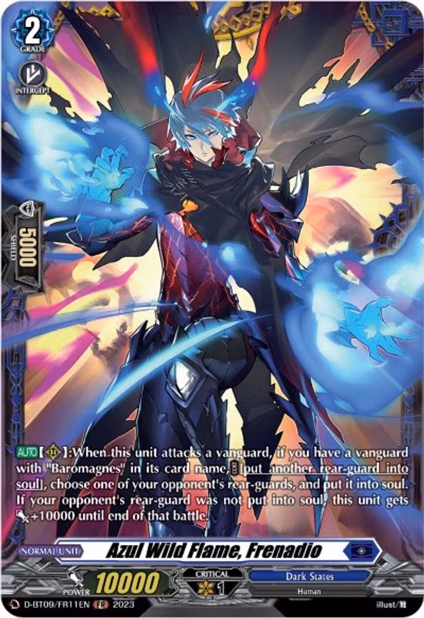 Azul Wild Flame, Frenadio