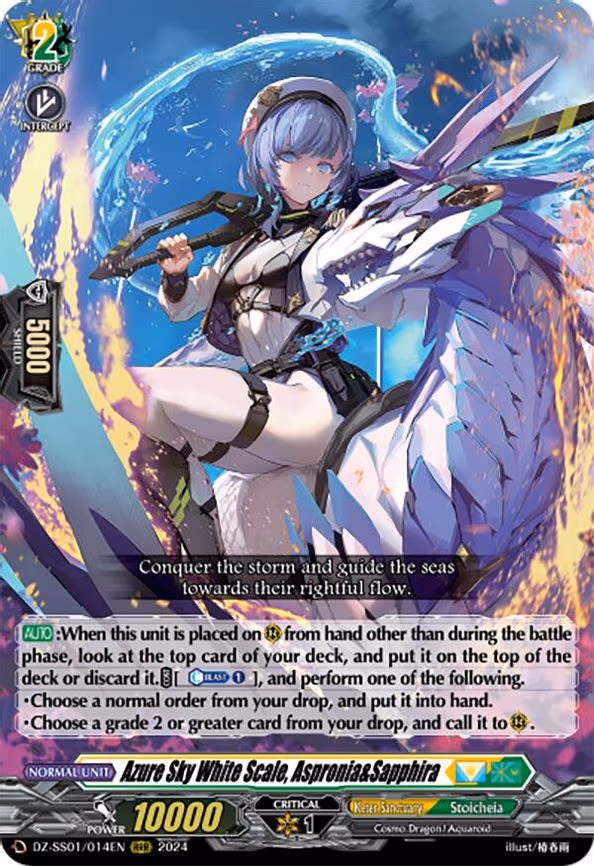Azure Sky White Scale, Aspronia&Sapphira