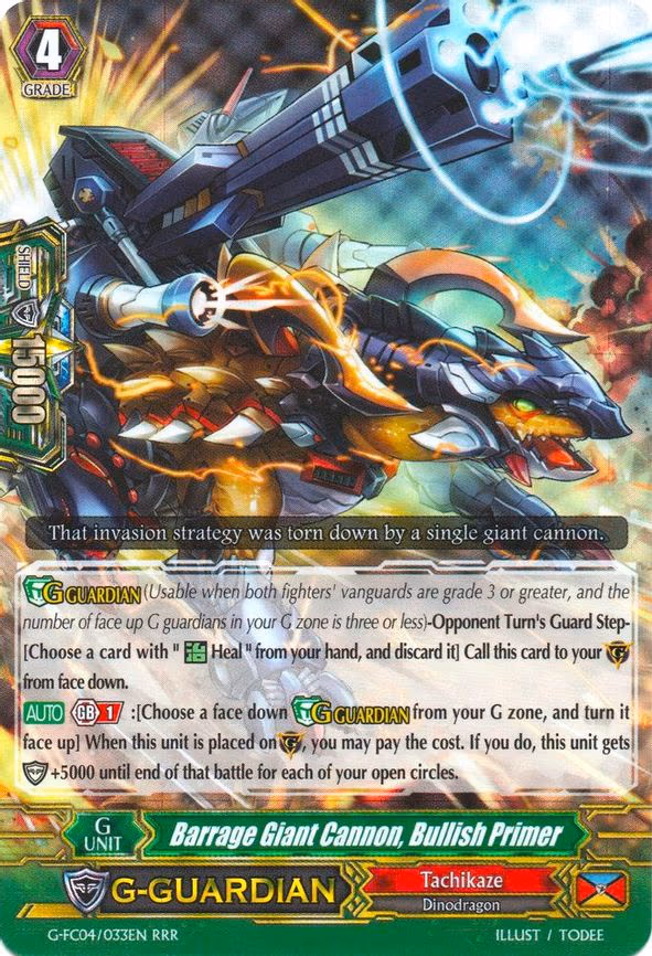Barrage Giant Cannon, Bullish Primer