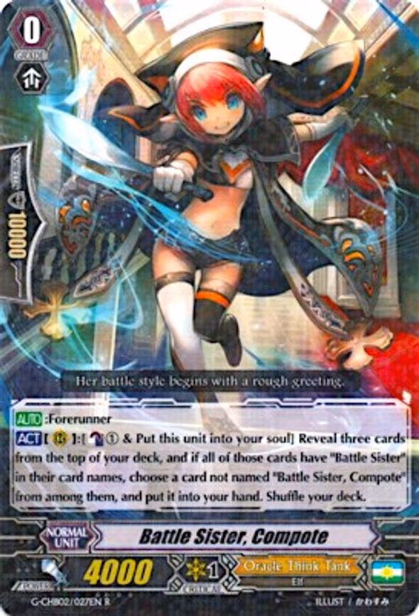 Battle Sister, Compote