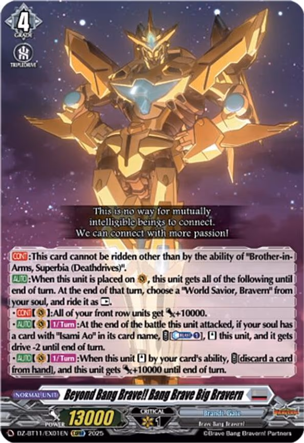 Beyond Bang Brave!! Bang Brave Big Bravern - EXRRR (DZ-BT11/EX01EN)