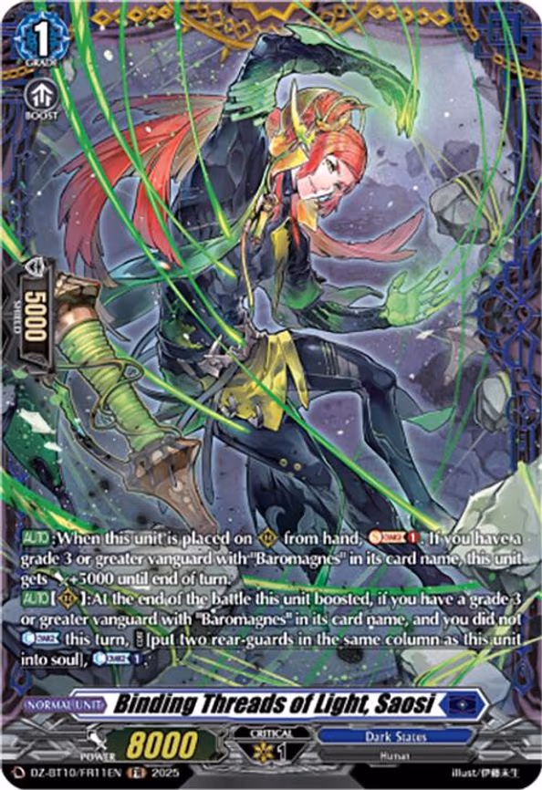 Binding Threads of Light, Saosi