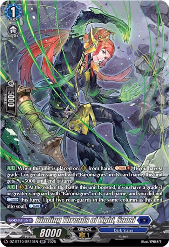 Binding Threads of Light, Saosi