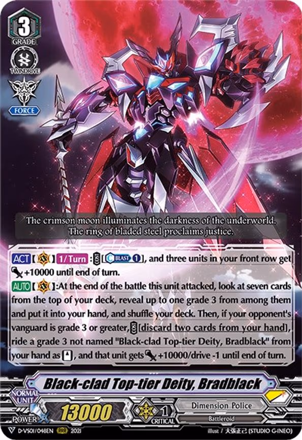 Black-clad Top-tier Deity, Bradblack